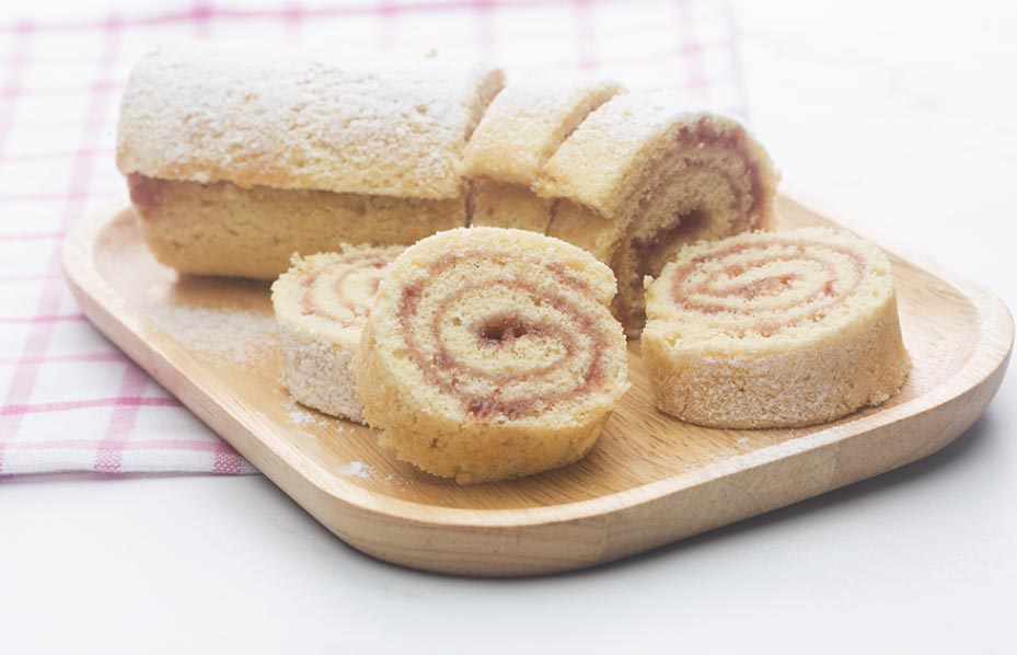 Swiss Roll - A light and airy sponge that's Gluten and Dairy Free